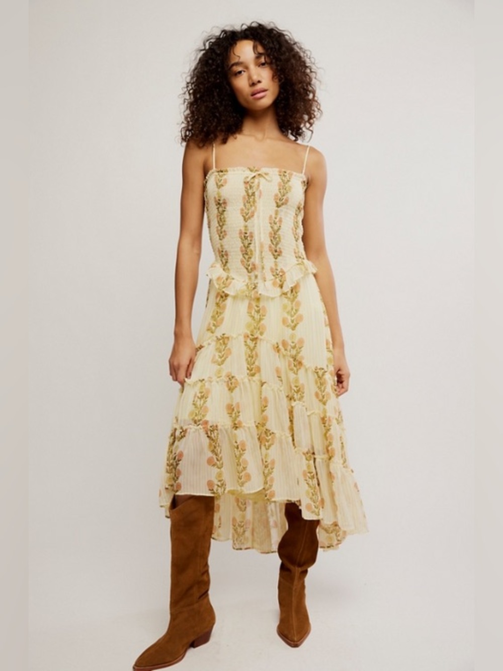 Free People Alejandra Midi Dress NWT